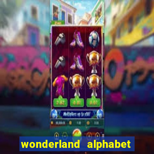 wonderland alphabet comic studio